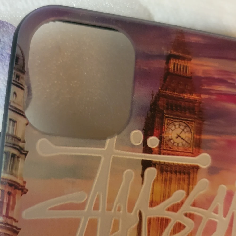 Stussy City Logo Transparent Phone Case for TP11 Pro Max